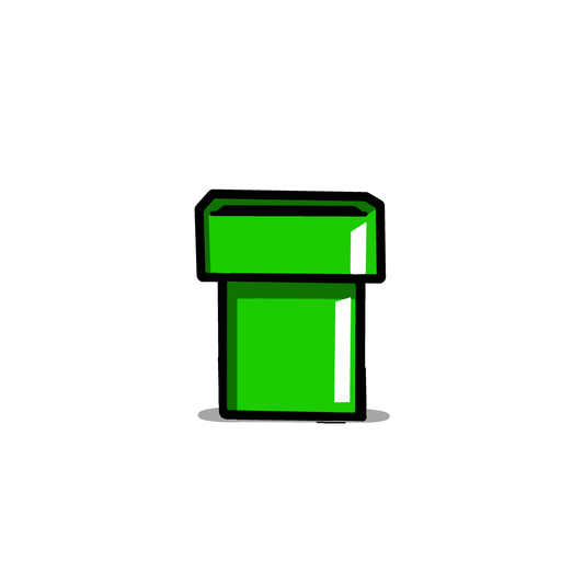 "Super Gary World" Block Green Pipe