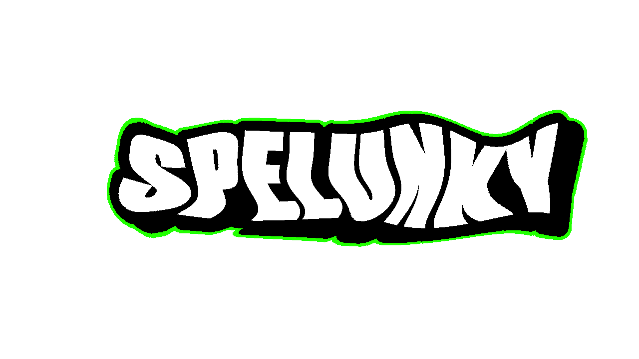 "POP!" "SPELUNKY" Custom Text